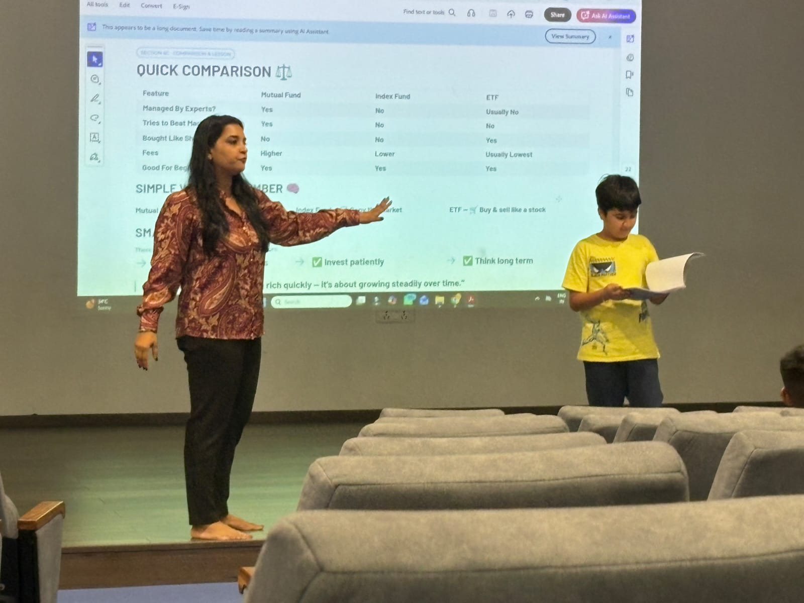 Chatrabhuj Narsee School (CNS) — On-ground workshop at CNS campus