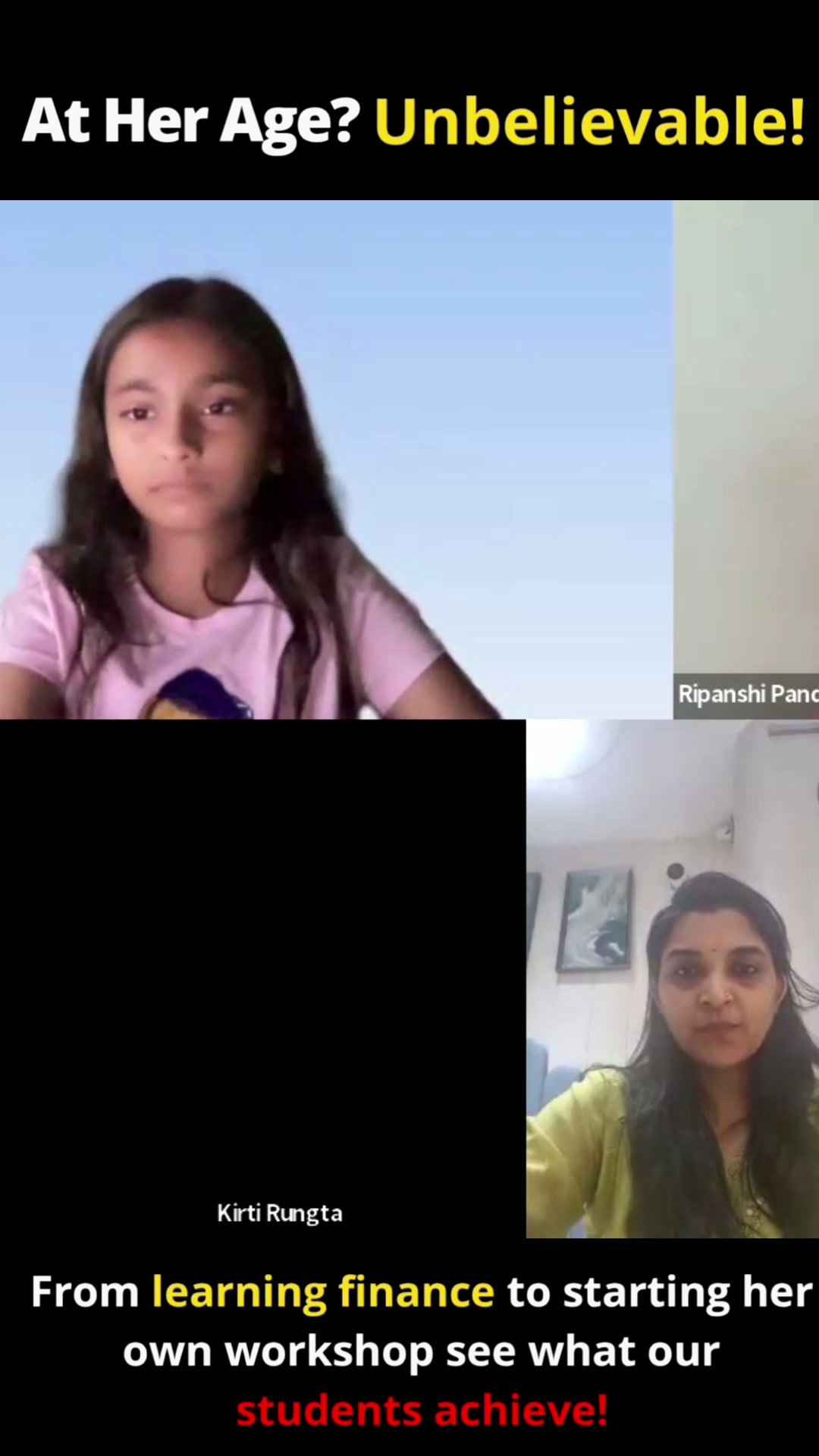 Students share what they learned